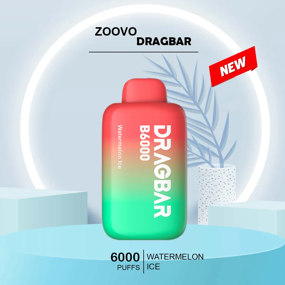 ZOOVOO DRAGBAR WATERMELON ICE - 6000 PUFFS