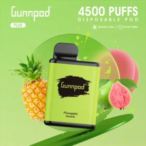 GUNNPOD PLUS PINEAPPLE GUAVA – 4500 PUFFS